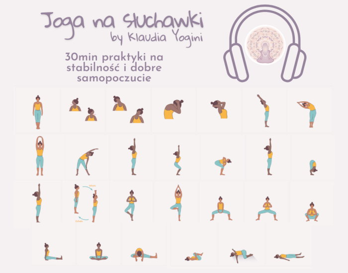 joga na słuchawki